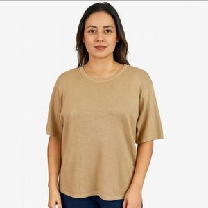 NWT Ralsey Gold Glitter Womens Sweater Sz XL